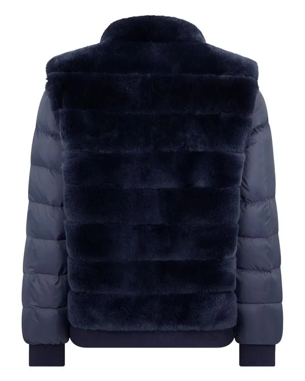 Women Women039s Detachable Sleeve GiletIn Dark Navy Dark Navy NPeal Coats and Jackets
