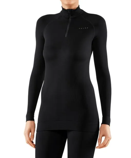 Women Women Long Sleeve Shirt Maximum Warm Black FALKE Long Sleeve Shirts
