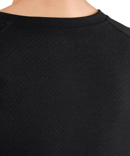 Women Women TShirt WoolTech Light Black FALKE Short Sleeve Shirts