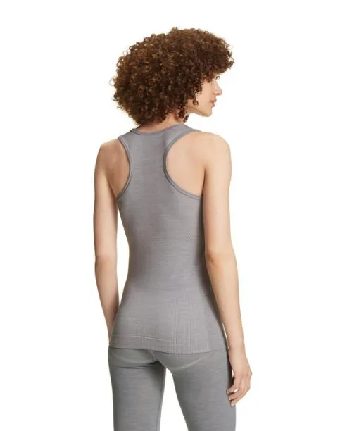Women Women Tanktop WoolTech Light Grey FALKE Short Sleeve Shirts