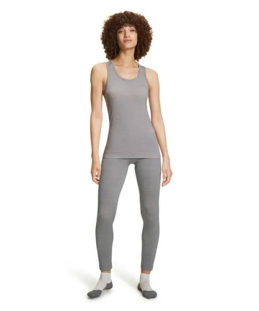 Women Women Tanktop WoolTech Light Grey FALKE Short Sleeve Shirts