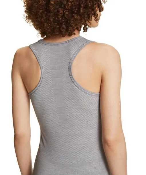 Women Women Tanktop WoolTech Light Grey FALKE Short Sleeve Shirts