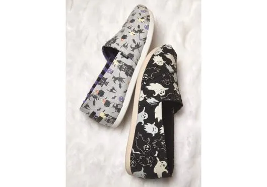 Women WomenAlpargata Glow In The Dark Witches And Cats Grey Glow TOMS Exclusives