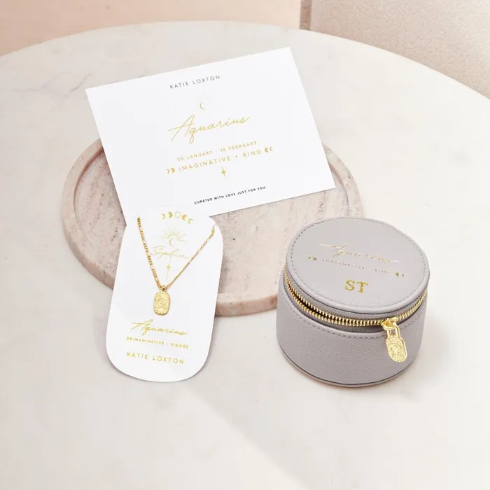Women Zodiac Collection Katie Loxton Aquarius039 Gift Set
