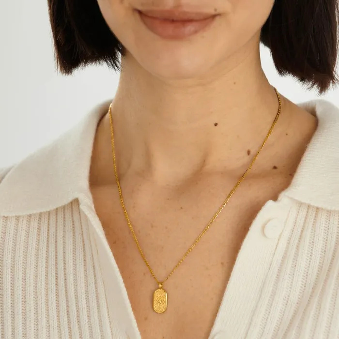Women Zodiac Collection Katie Loxton Waterproof Gold Zodiac 039Aries039 Necklace 8211 Aries Gift