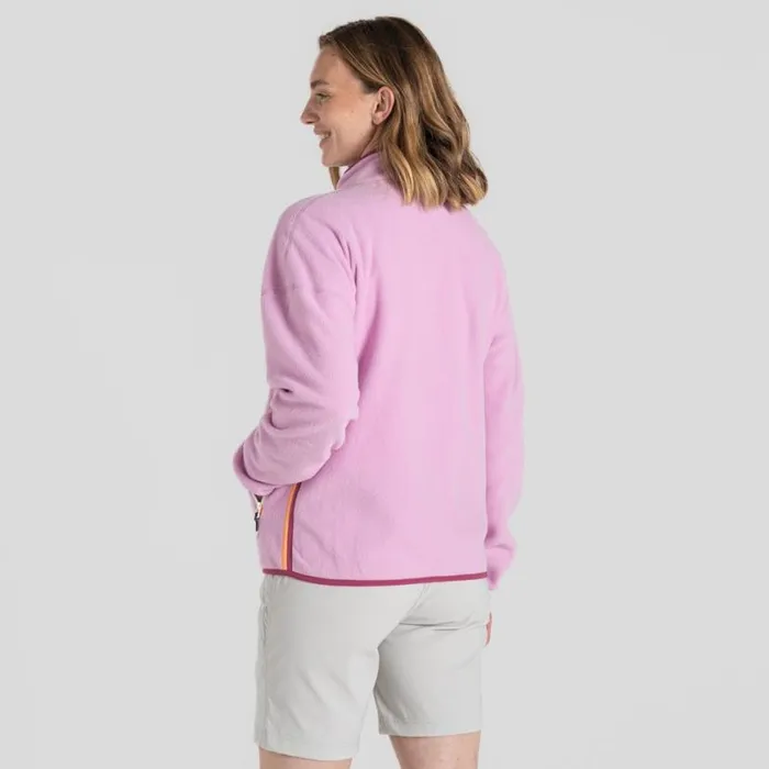 Womens Full Zip Fleece Craghoppers CO2 Renu Full Zip Fleece Pink Lavender Womens Full Zip Fleece Craghoppers CO2 Renu Full Zip Fleece Pink Lavender