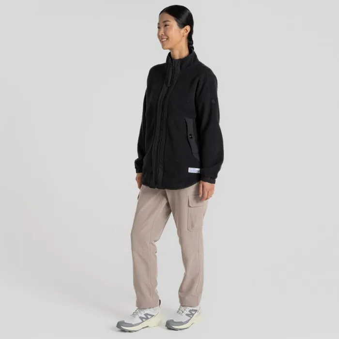 Womens Full Zip Fleece Craghoppers CO2 Renu Steppes Insulating Jacket Black Womens Full Zip Fleece Craghoppers CO2 Renu Steppes Insulating Jacket Black