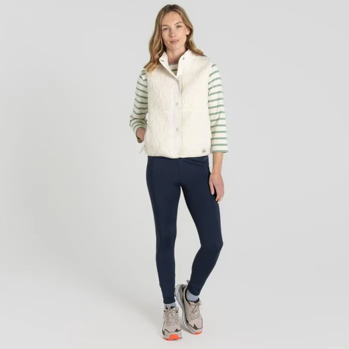 Womens Gilets Craghoppers Dinas Vest Ecru Womens Gilets Craghoppers Dinas Vest Ecru