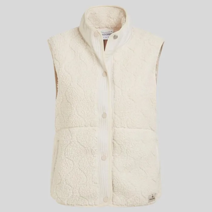 Womens Gilets Craghoppers Dinas Vest Ecru Womens Gilets Craghoppers Dinas Vest Ecru