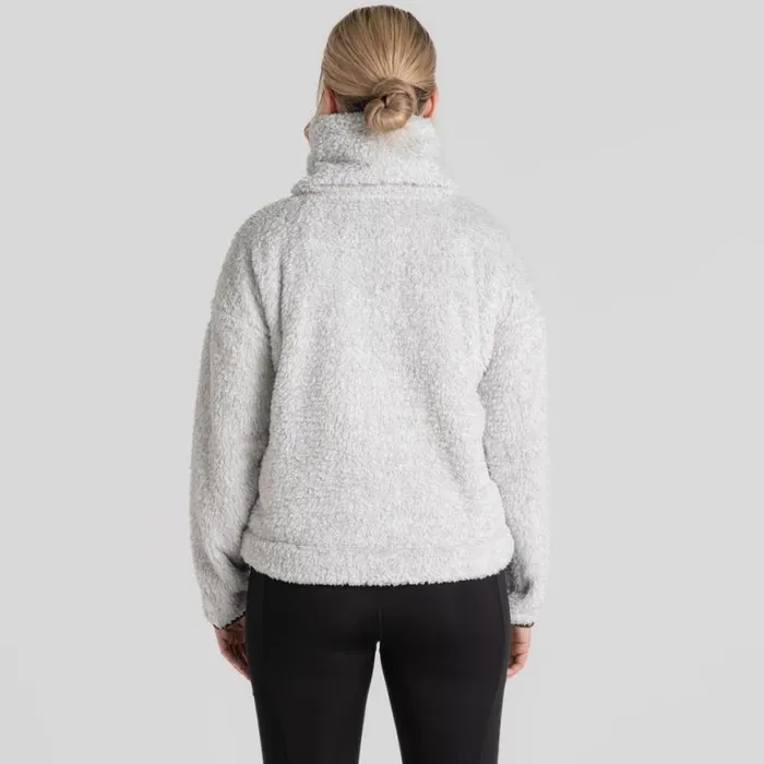 Womens Half Zip Fleece Craghoppers Bronagh Half Zip Fleece Light Grey Marl Womens Half Zip Fleece Craghoppers Bronagh Half Zip Fleece Light Grey Marl