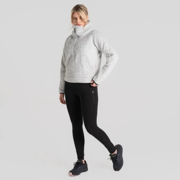 Womens Half Zip Fleece Craghoppers Bronagh Half Zip Fleece Light Grey Marl Womens Half Zip Fleece Craghoppers Bronagh Half Zip Fleece Light Grey Marl