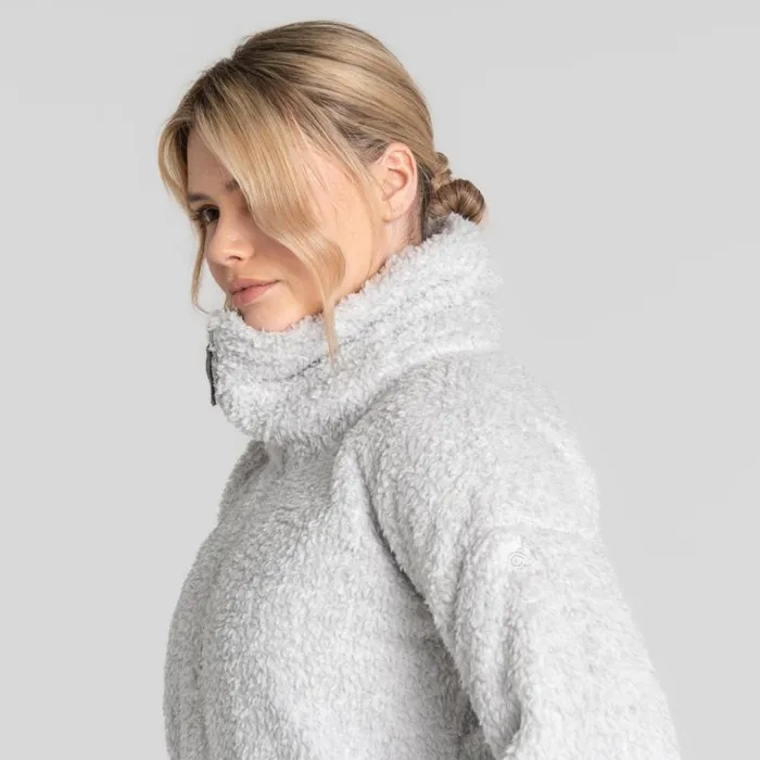 Womens Half Zip Fleece Craghoppers Bronagh Half Zip Fleece Light Grey Marl Womens Half Zip Fleece Craghoppers Bronagh Half Zip Fleece Light Grey Marl
