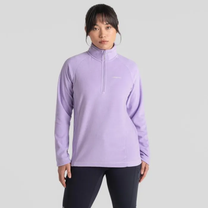 Womens Half Zip Fleece Craghoppers Miska VI Half Zip Fleece Verbena