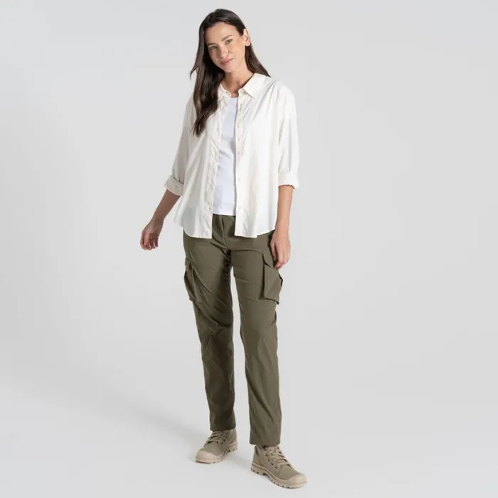 Womens Walking Trousers Craghoppers NosiLife Jules Trouser Wild Olive Womens Walking Trousers Craghoppers NosiLife Jules Trouser Wild Olive