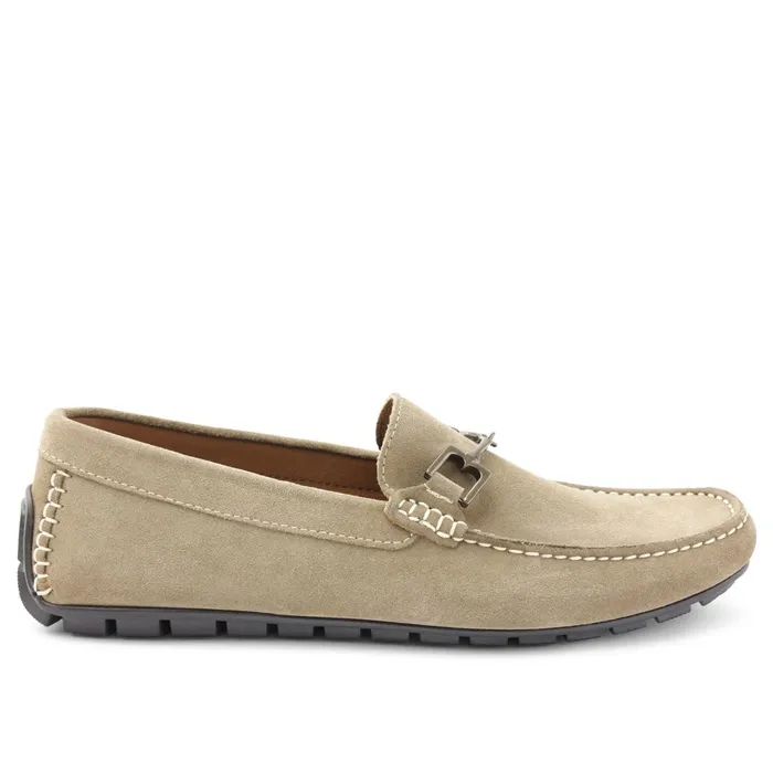 Xander Suede Driving Moccasin 8211 Taupe Men Bruno Magli Casual Shoes
