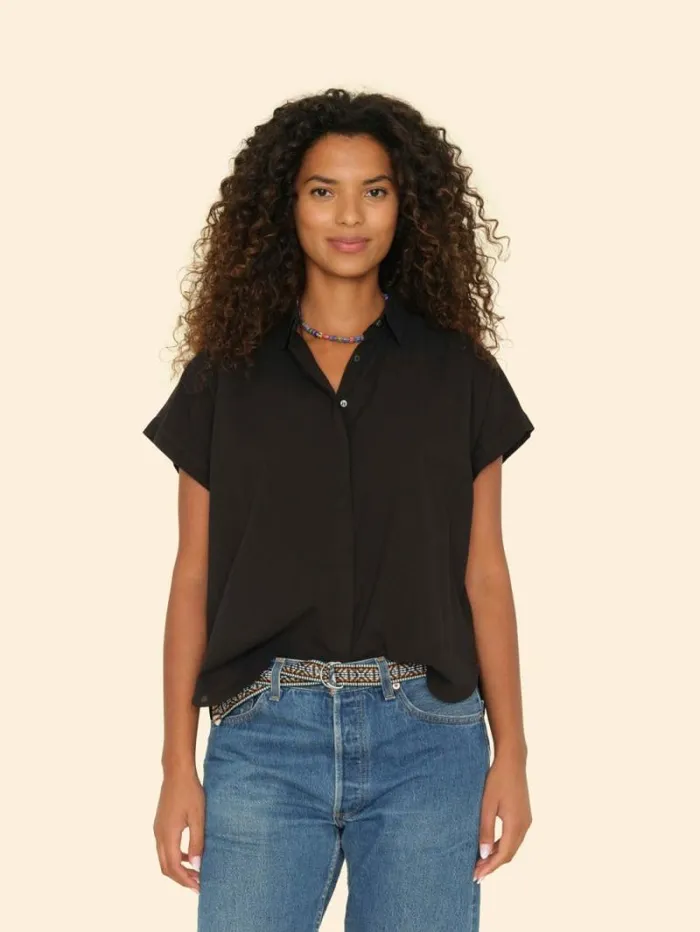 Xirena Black Homer Shirt Women Shirts