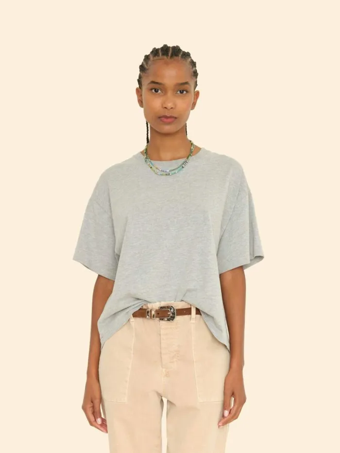 Xirena Heather Grey Palmer Tee Women Sweats and Tees