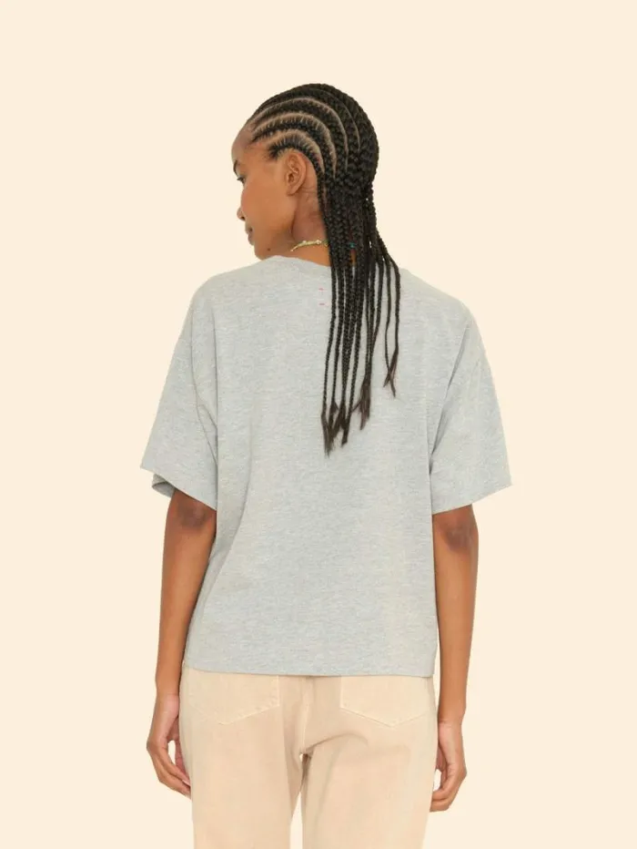 Xirena Heather Grey Palmer Tee Women Sweats and Tees