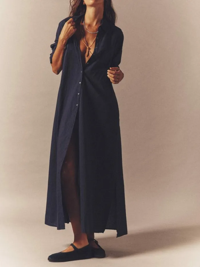 Xirena Navy Boden Dress Women Dresses