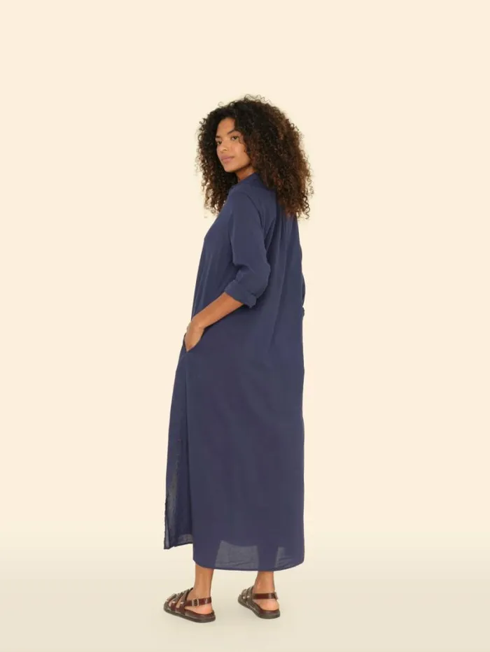 Xirena Navy Boden Dress Women Dresses