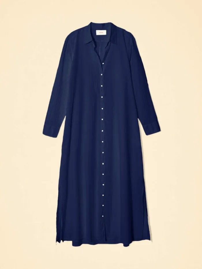 Xirena Navy Boden Dress Women Dresses