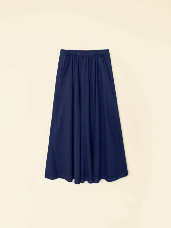 Xirena Navy Stela Skirt Women Skirts