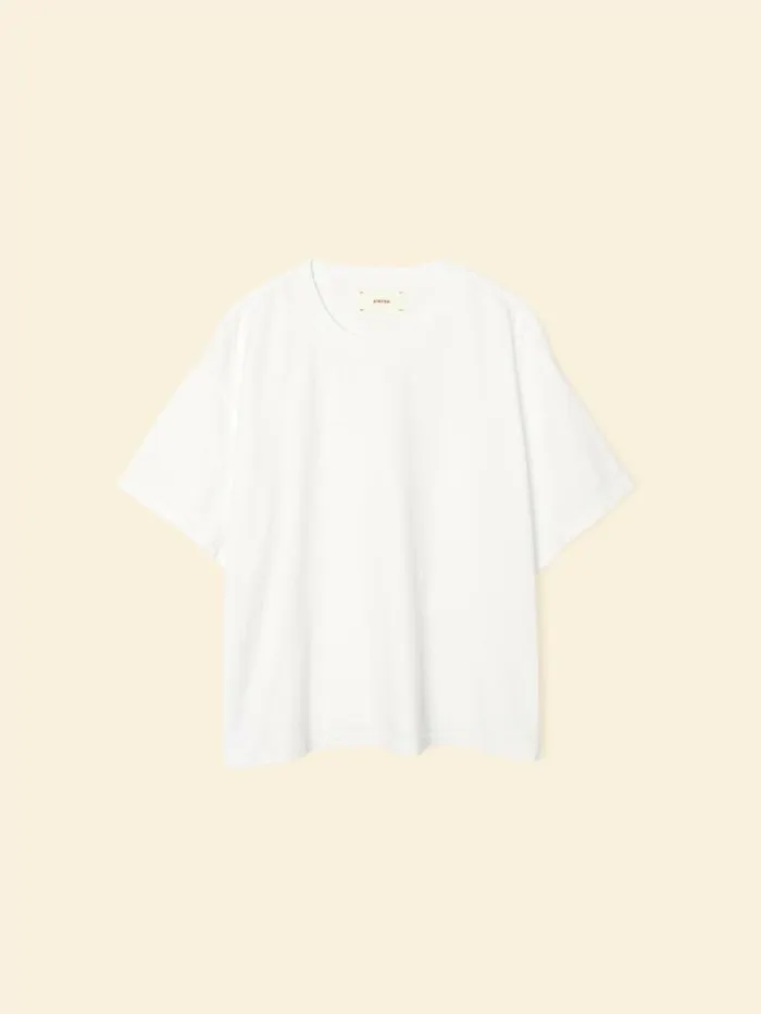 Xirena White Palmer Tee Women Sweats and Tees