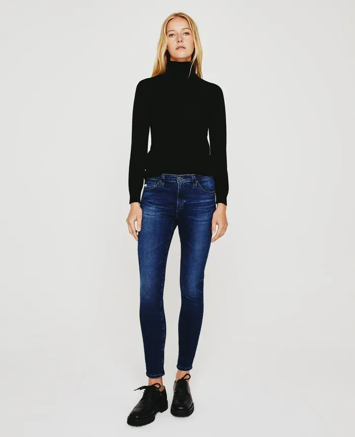 Zuri Turtleneck True Black Women AG Jeans Tops and Shirts Zuri Turtleneck True Black Women AG Jeans Tops and Shirts