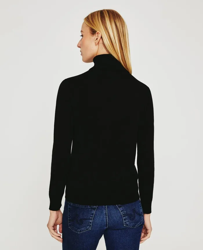 Zuri Turtleneck True Black Women AG Jeans Tops and Shirts Zuri Turtleneck True Black Women AG Jeans Tops and Shirts